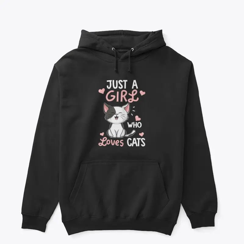 Just A Girl Who Loves Cats Tshirt 